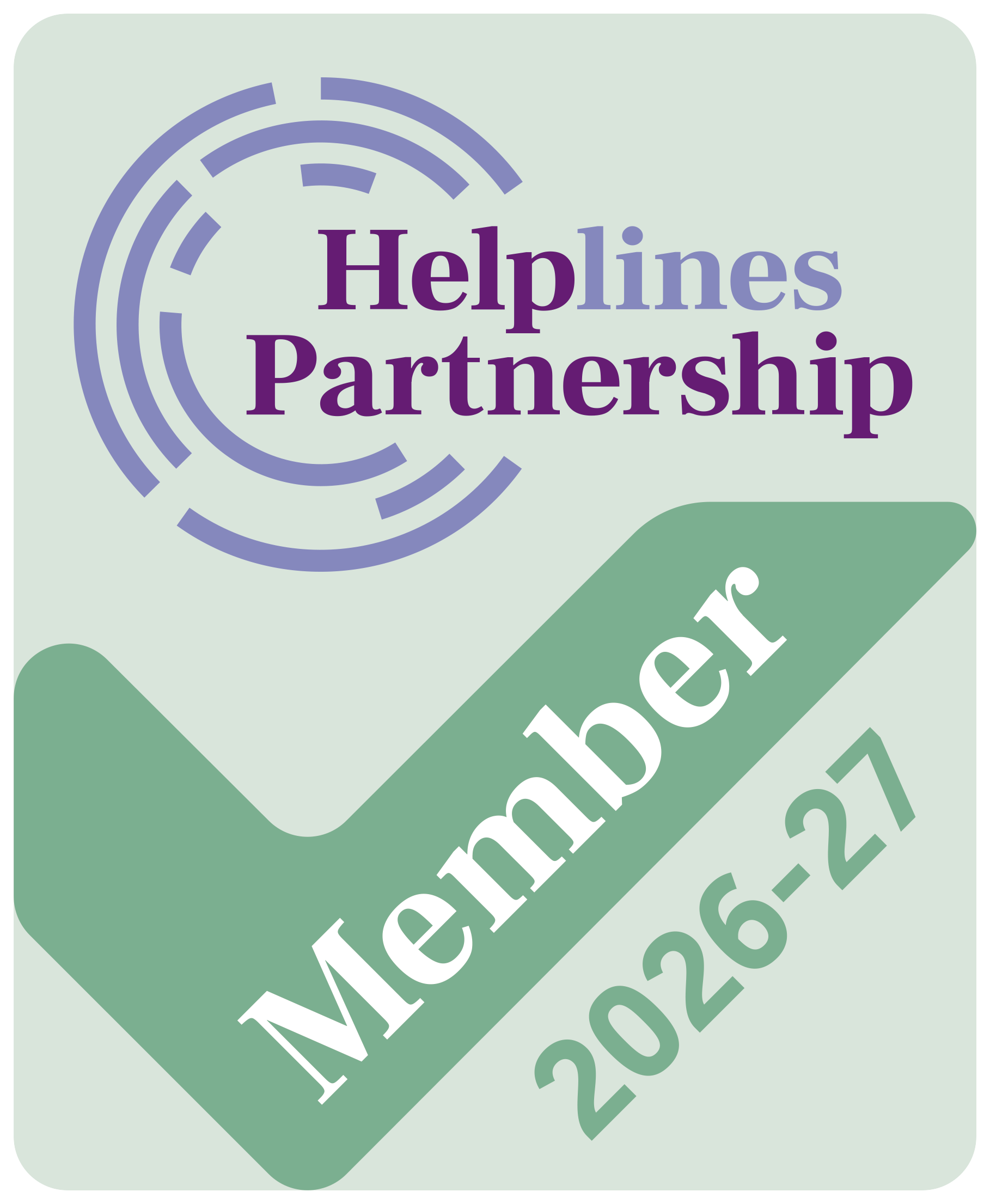 Helplines Partnership Member 2026-27