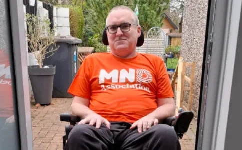 Liam in wheelchair